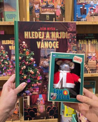 ✨🐭 SOUTĚŽ: VÁNOCE S DOMEM MYŠEK! 🎁🎄 Vyhrajte knižní novinku z Domu myšek – Hledej a najdi: Vánoce a plyšového myšáka...